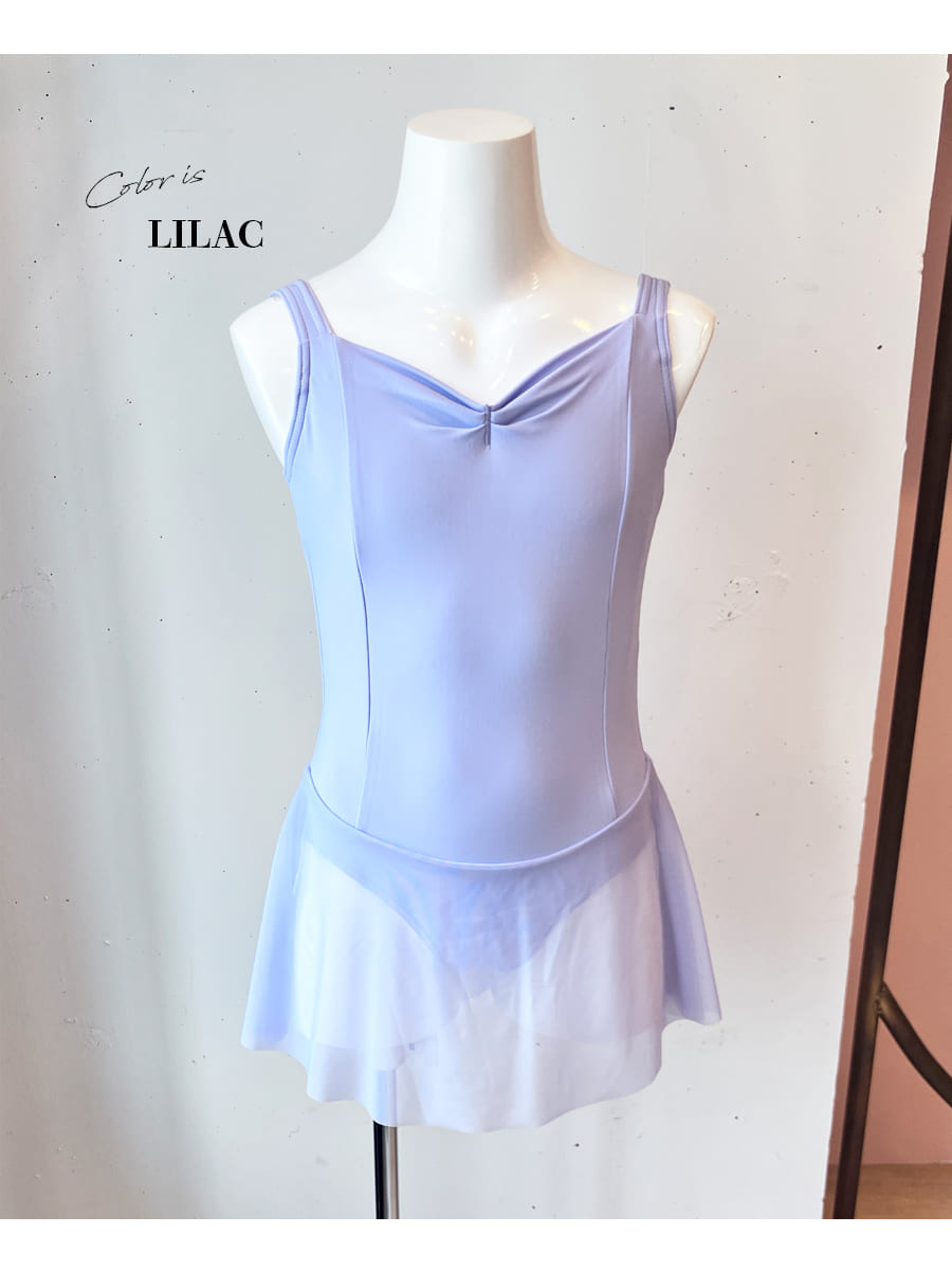 LITTLEEMRALDスカート付きレオタード（DAD2002/1MPJU）｜バレエ