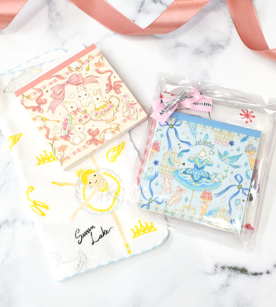 バレエ雑貨2点（たけいみき・シンジカトウ）ギフトセット